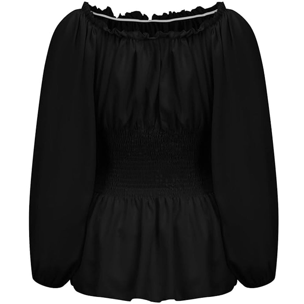 Elegant off shoulder-bluse til kvinder