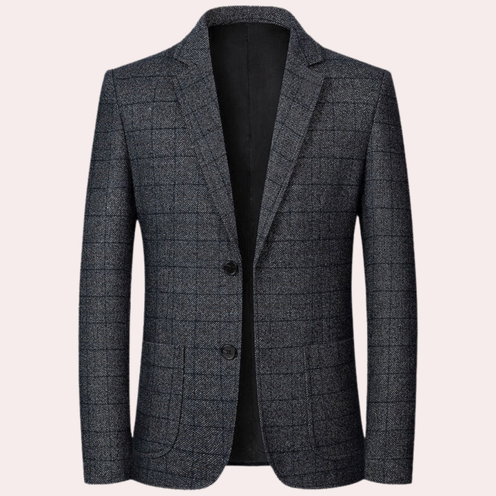 Formel retro ternet blazer til mænd