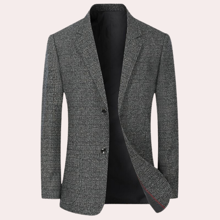 Formel retro ternet blazer til mænd