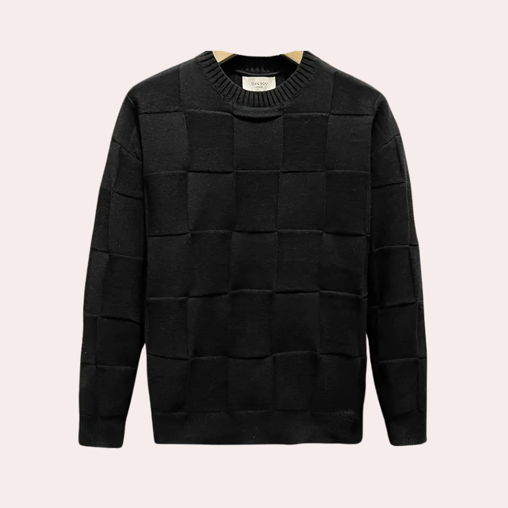 Casual strikket varm herresweater