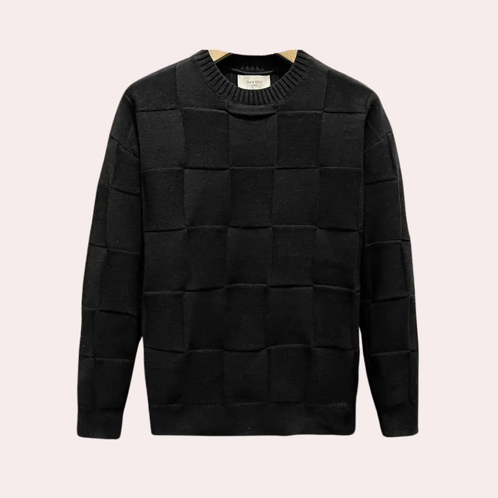 Casual strikket varm herresweater