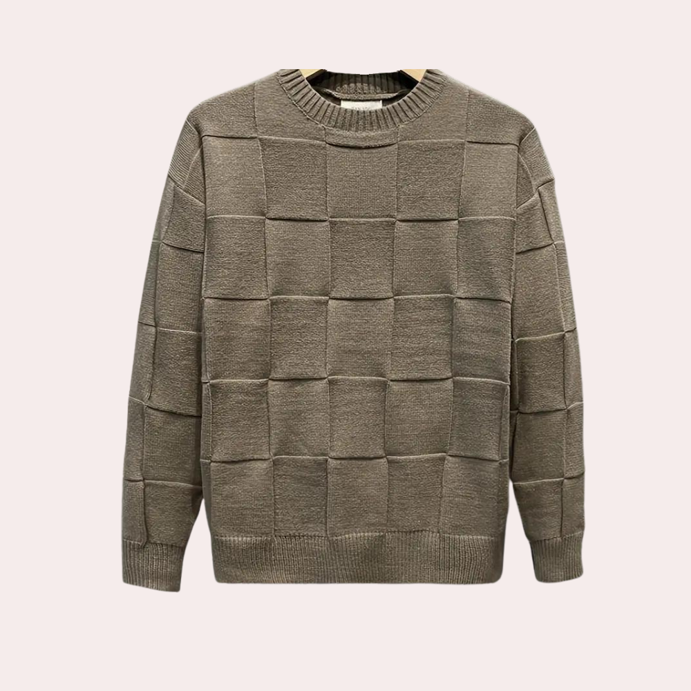 Casual strikket varm herresweater