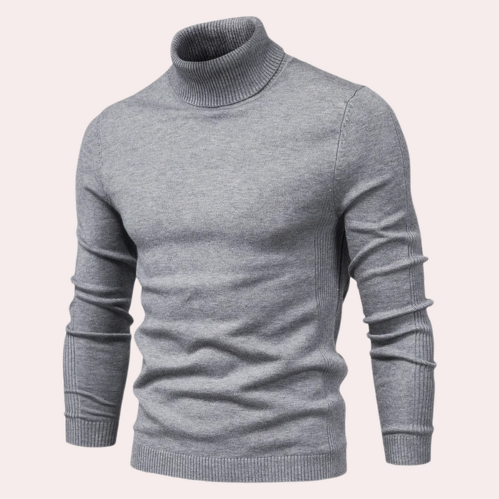 Max - Casual rullekrave-sweater til mænd