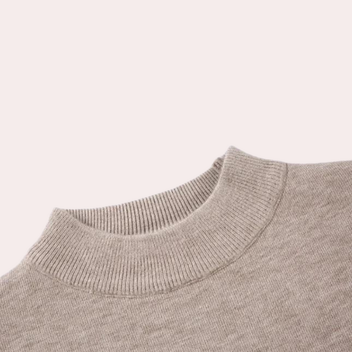 Beau - Casual rullekrave-sweater til mænd