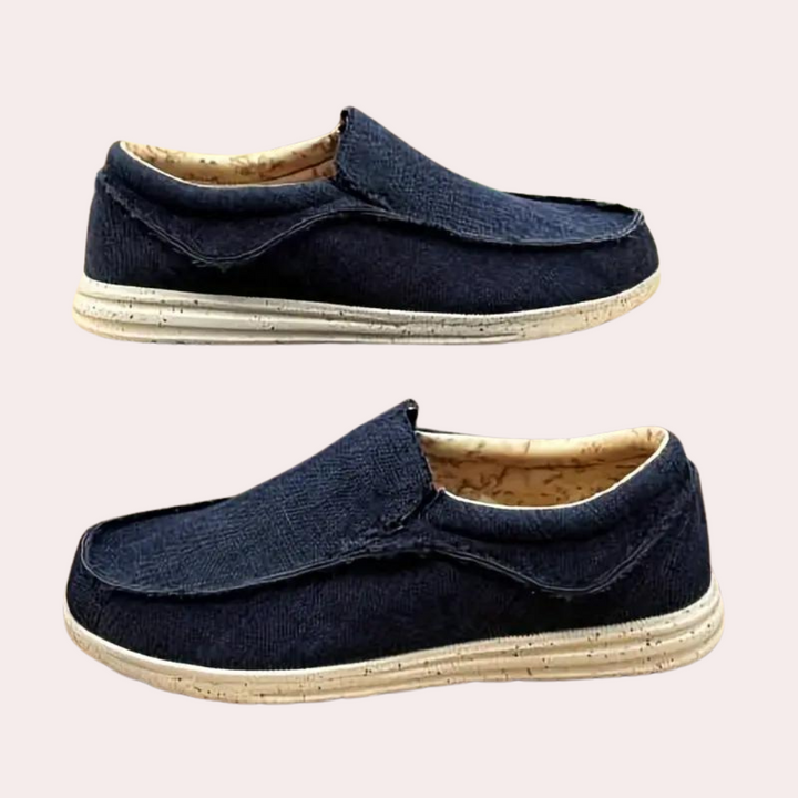 Åndbare slip-on-loafers til mænd