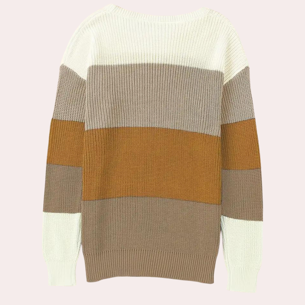 Gerda - Stribet sweater til kvinder