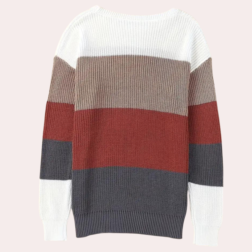 Gerda - Stribet sweater til kvinder