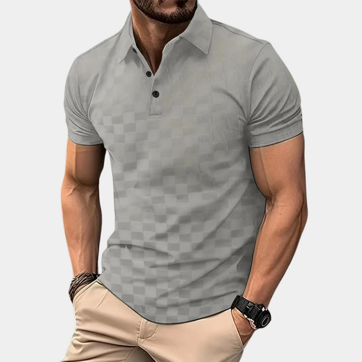 Stilfuld kortærmet poloshirt