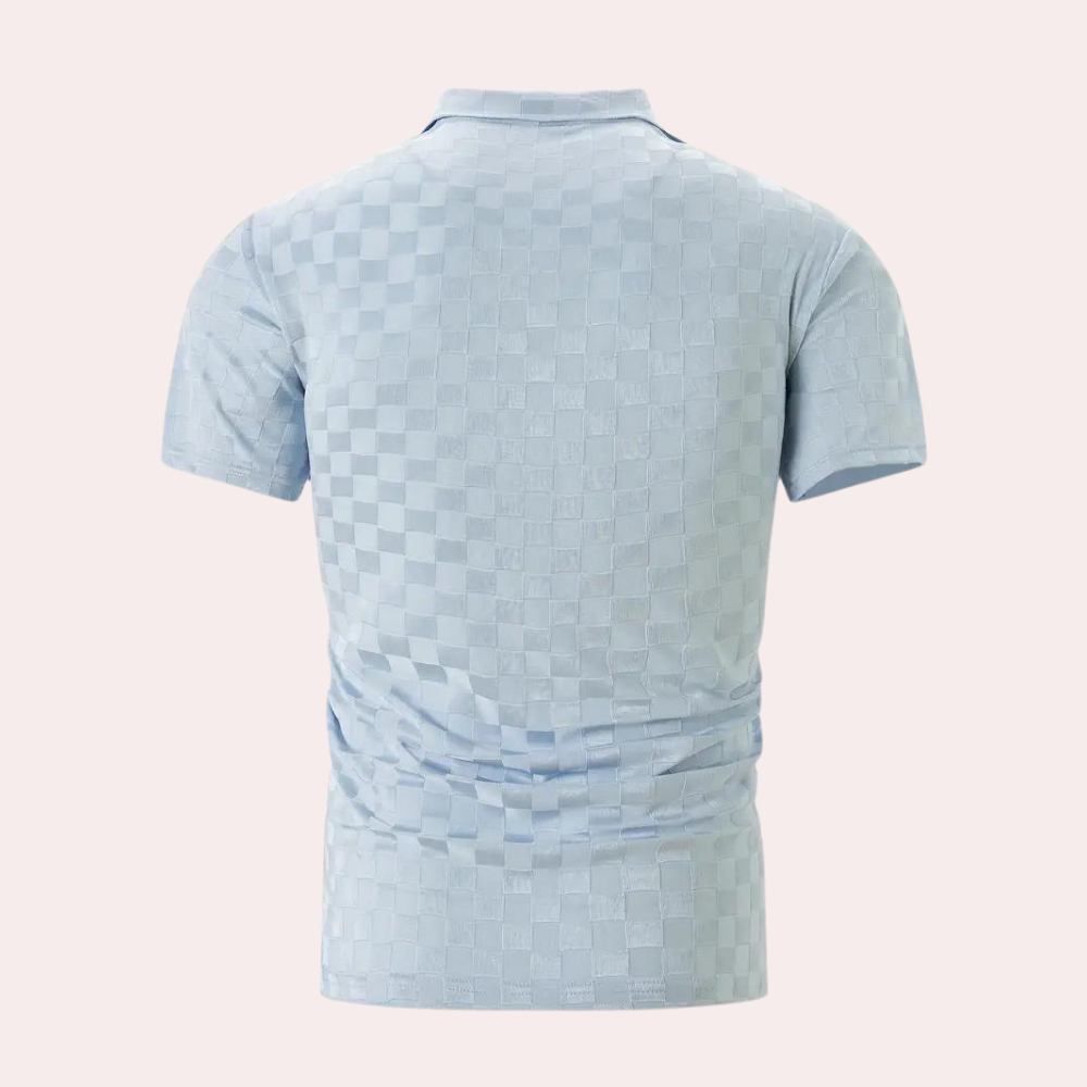 Stilfuld kortærmet poloshirt