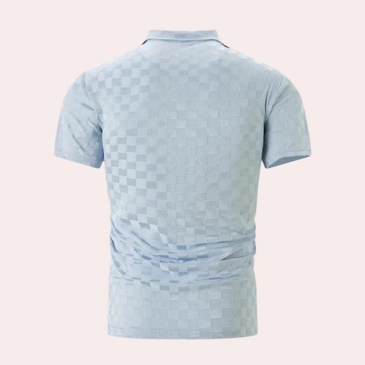 Stilfuld kortærmet poloshirt