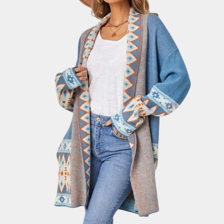 Boho-stil cardigan til kvinder