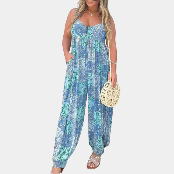 Jumpsuit til kvinder i boho-stil