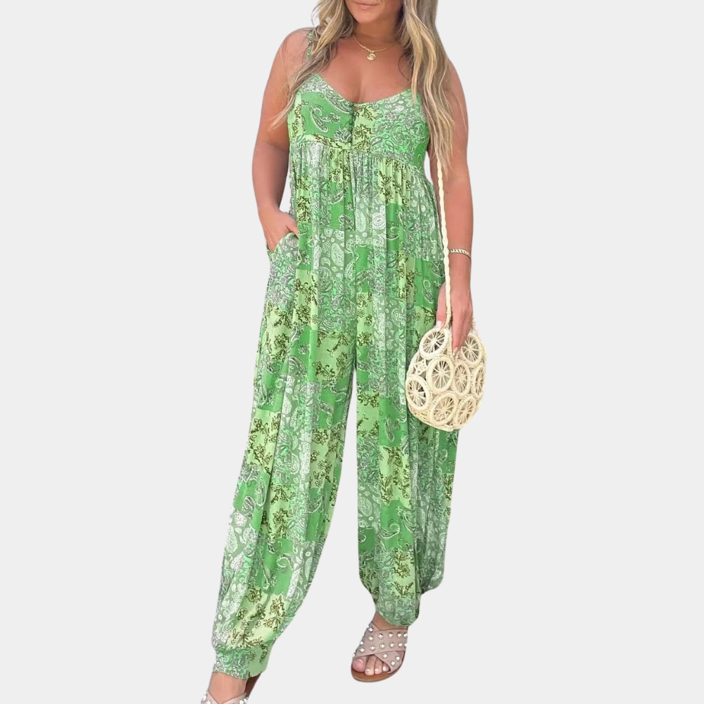 Jumpsuit til kvinder i boho-stil