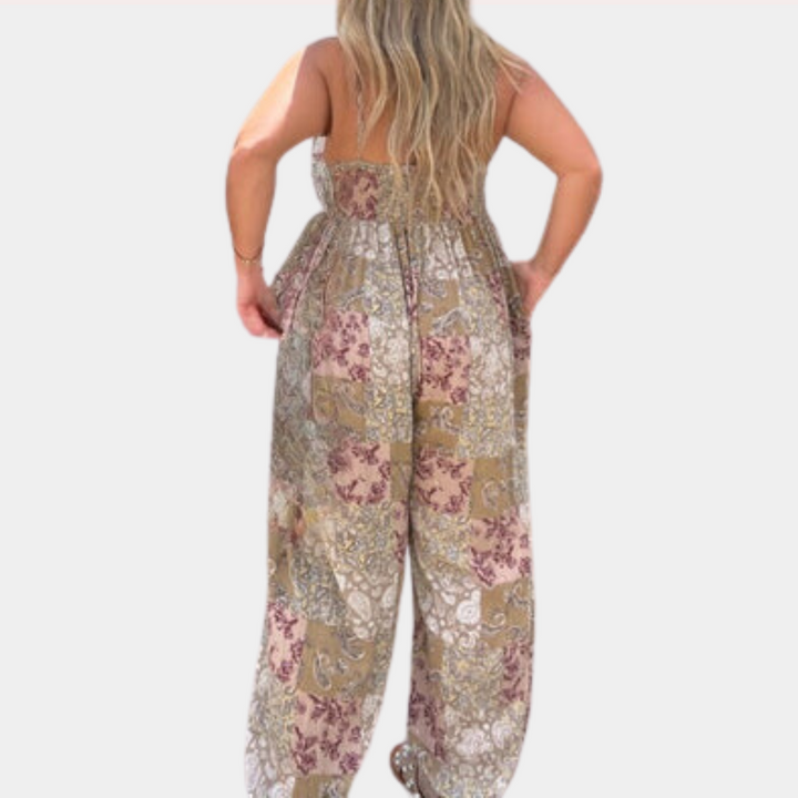 Jumpsuit til kvinder i boho-stil