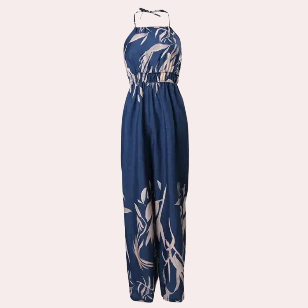 Stilfuld halter-jumpsuit til kvinder