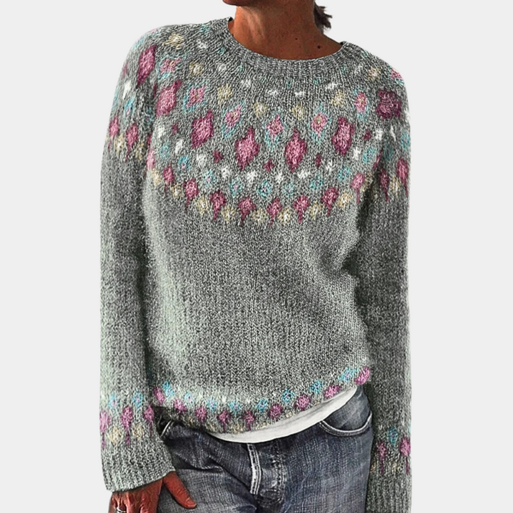 Margot - Elegant stribet sweater til kvinder