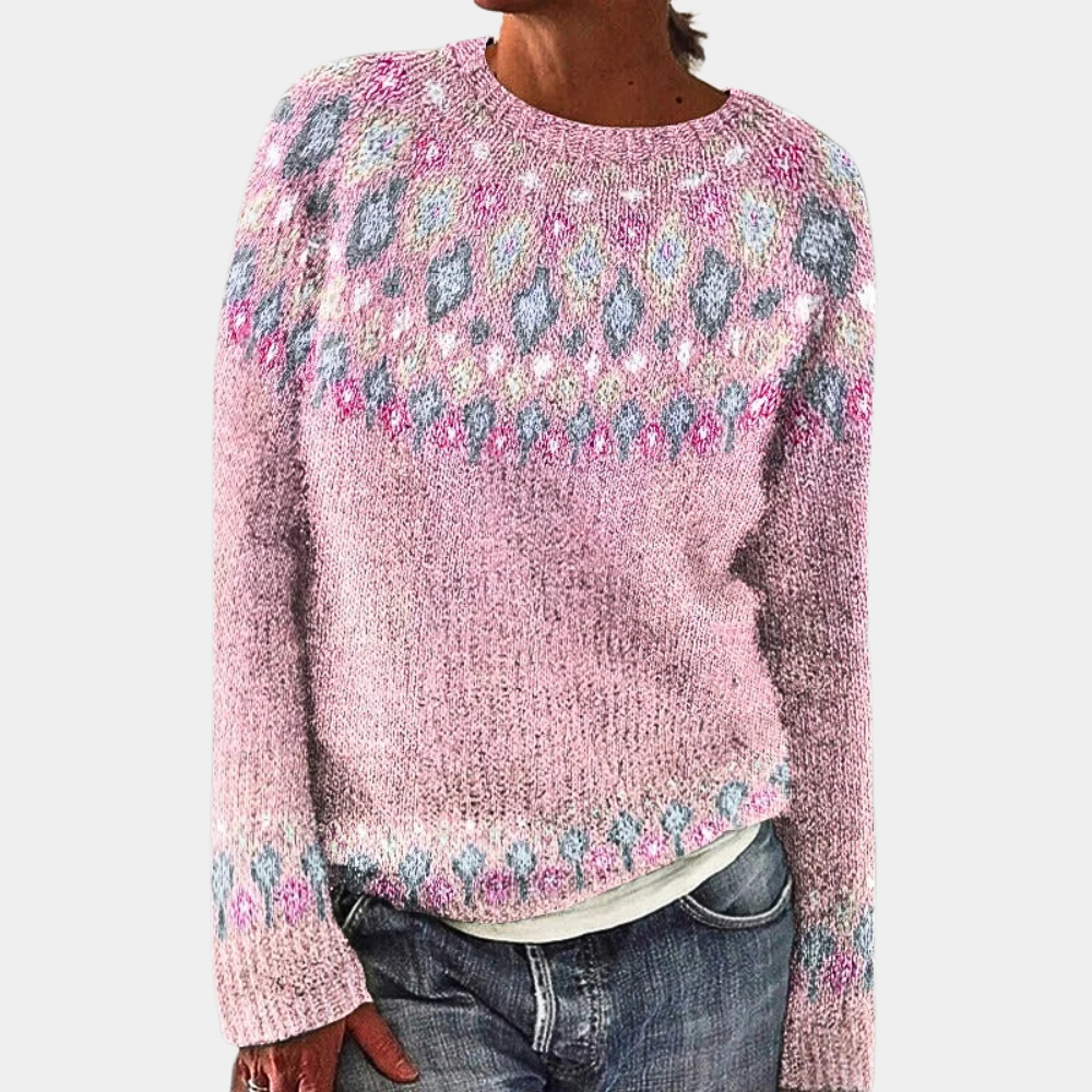 Margot - Elegant stribet sweater til kvinder