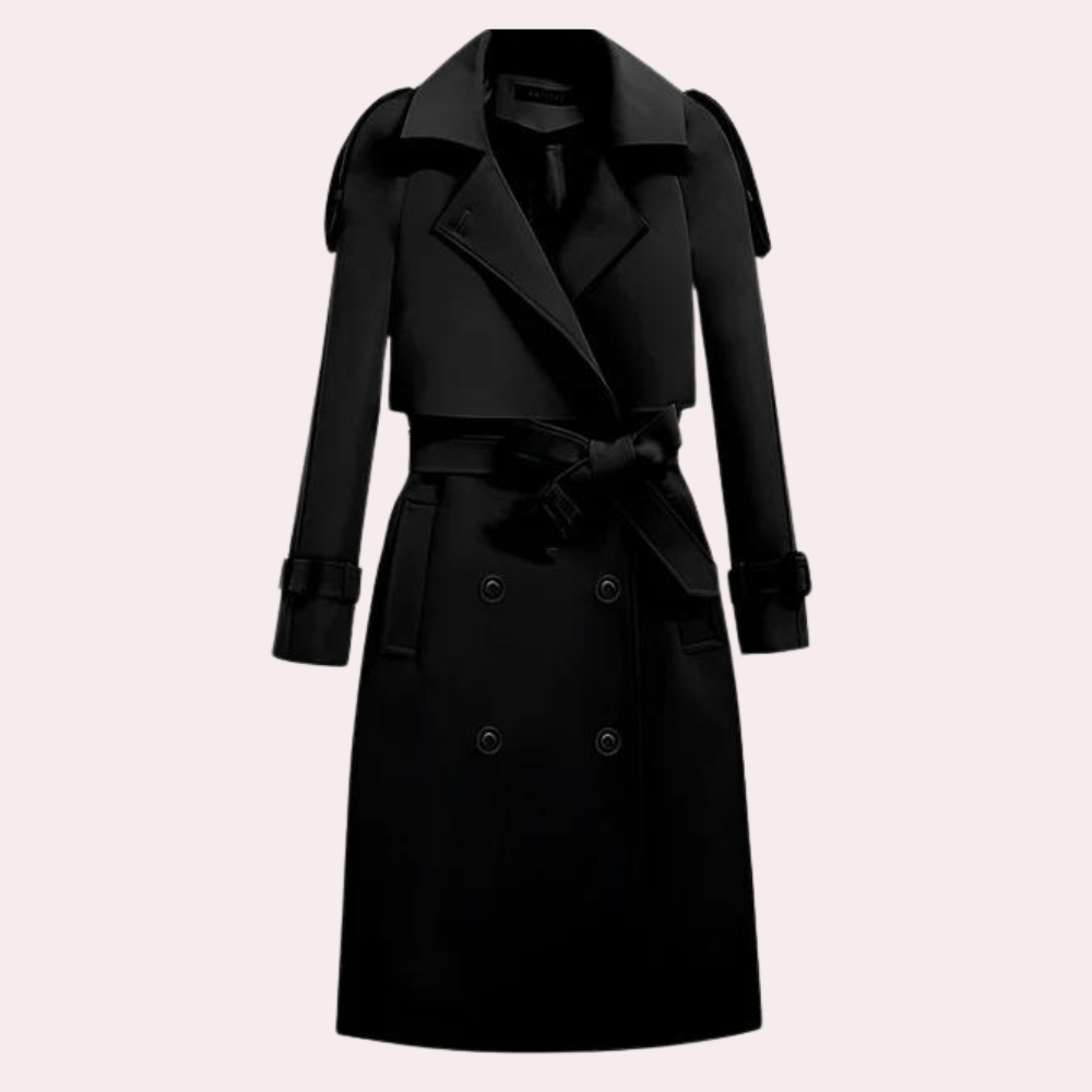 Elegant lang trenchcoat til kvinder