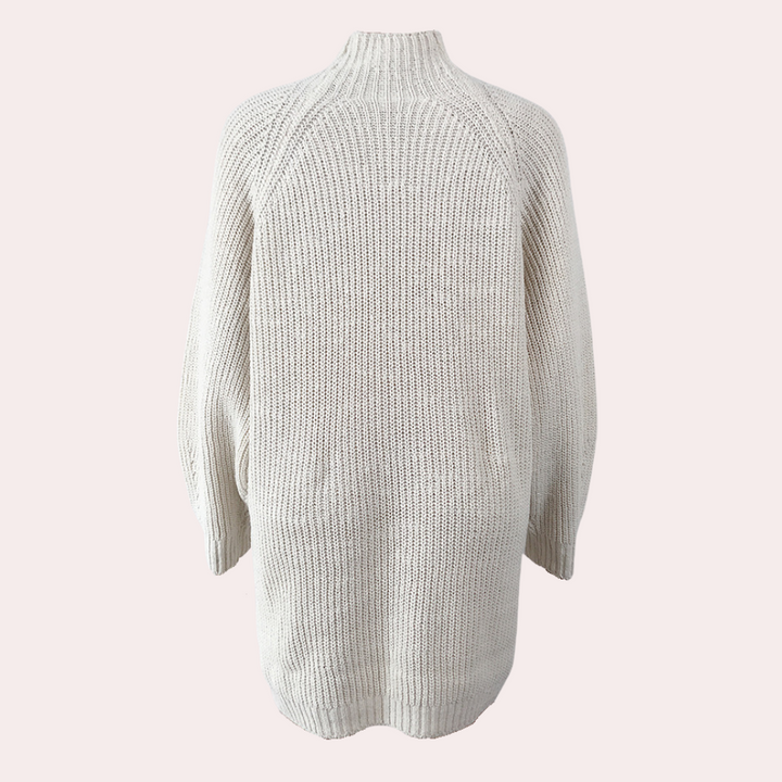 Overdimensioneret strikket sweater til kvinder