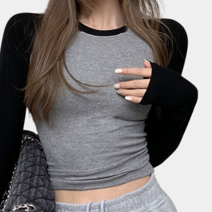 Trendy crop top til kvinder