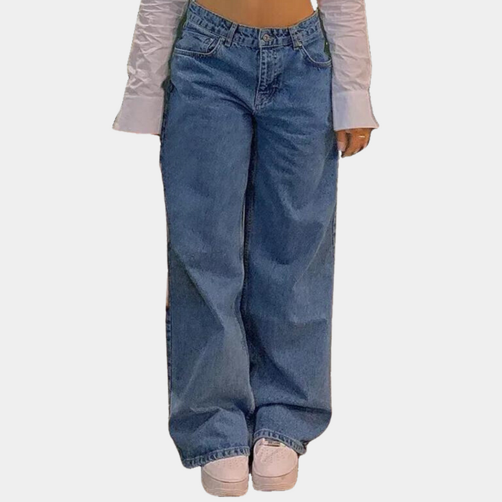 Lav talje og baggy jeans til kvinder