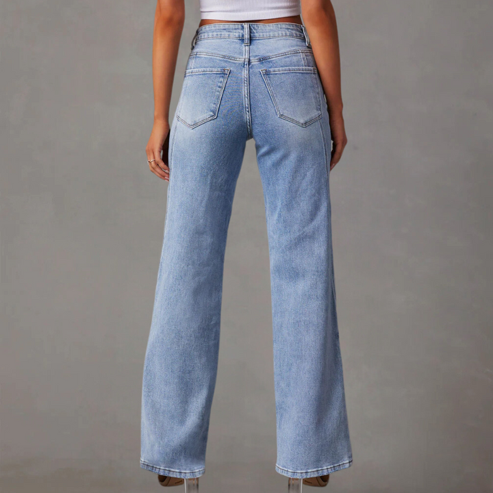 Rhiannon - Stilfulde flared jeans til kvinder