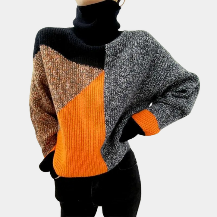 Anya - Trendy og moderne strikket sweater til kvinder