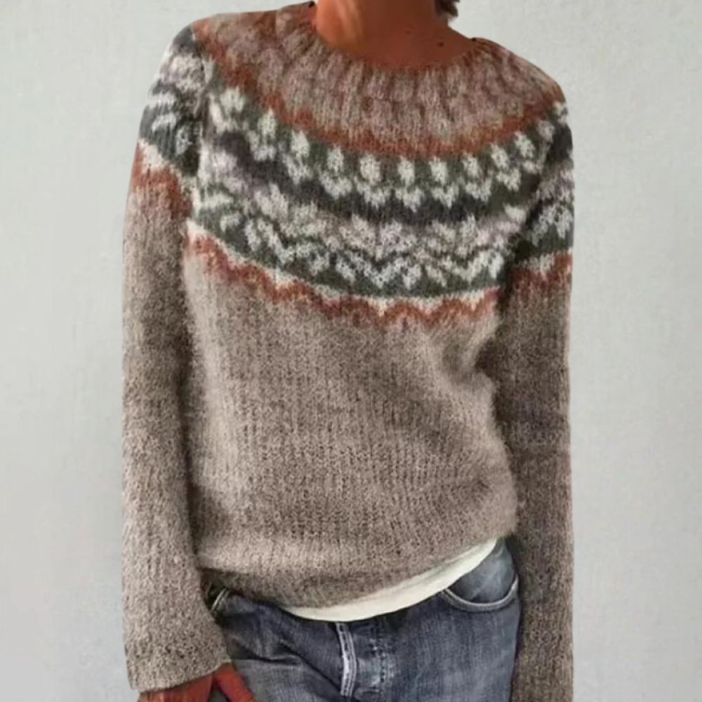 Benita - Tidløs retro-sweater til stilfulde kvinder