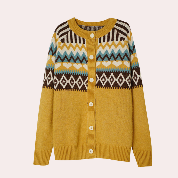 Osana - Trendy Vintage Cardigan til Kvinder