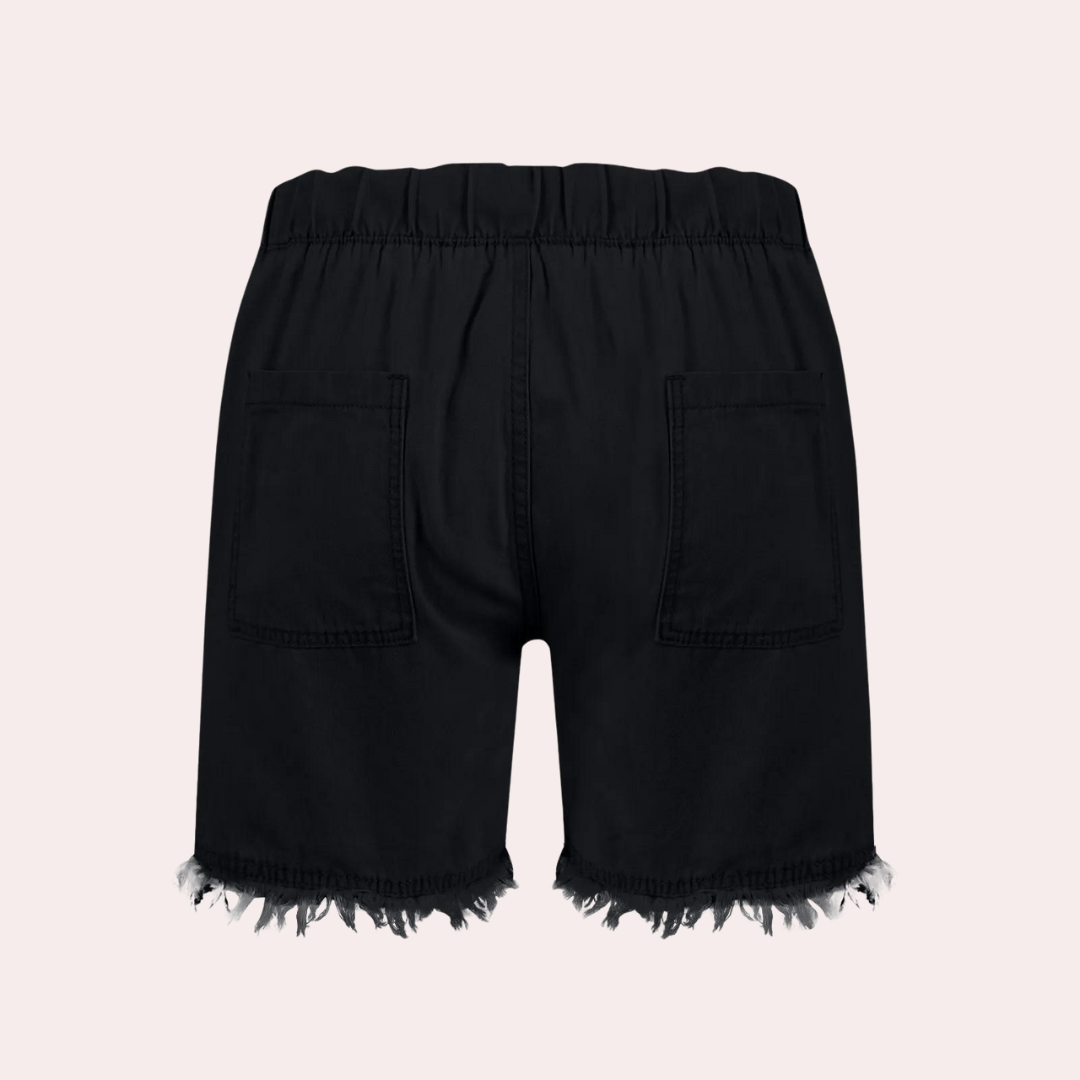 Delfine - Enkel Elegance Kvinders Casual Shorts med Sidelommer