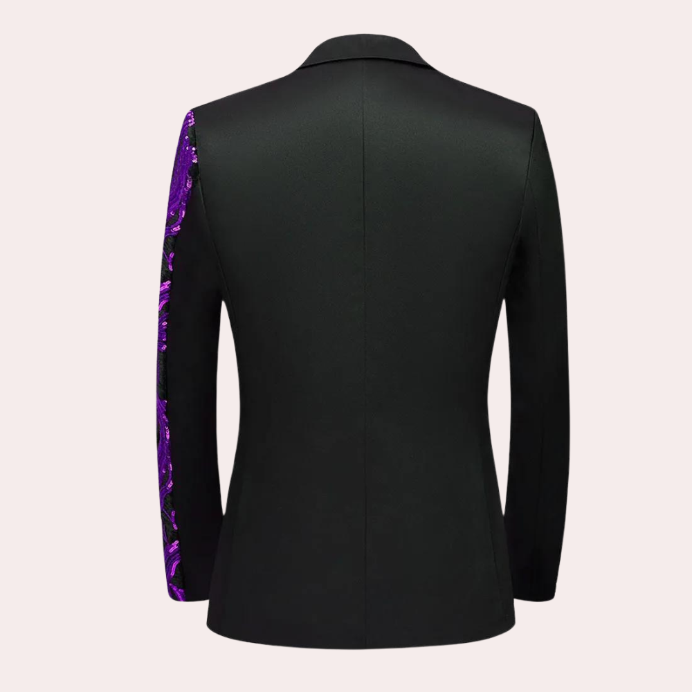 Zacharias - Elegant Herenblazer med Originalt Design