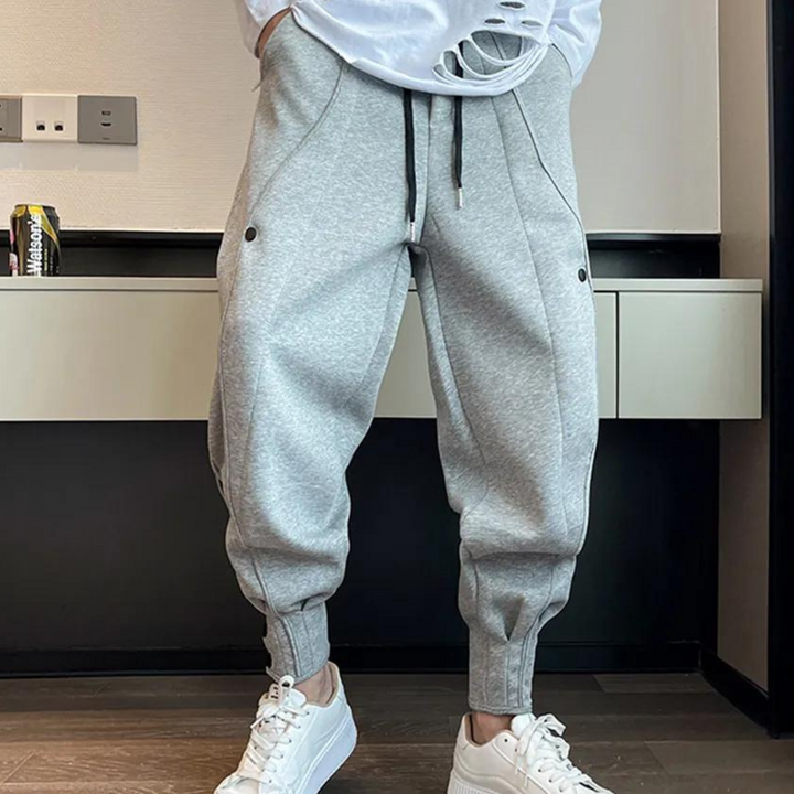 Raoul - Moderigtige sweatpants med elastisk talje