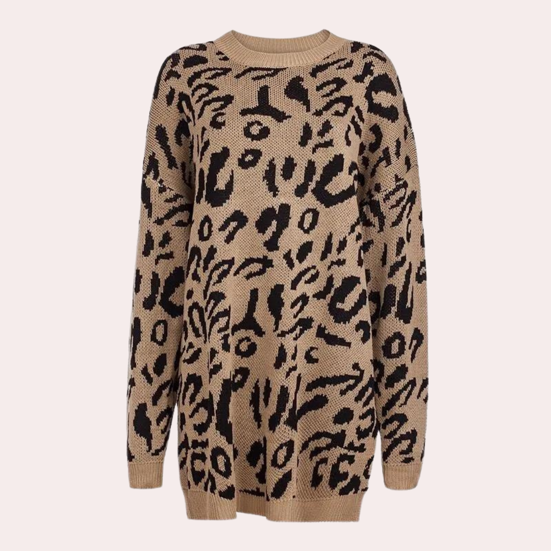 Joska - Skjorte med leopardprint til kvinder