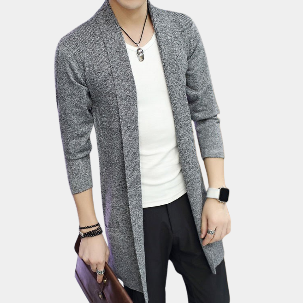 Wojtek - Elegant cardigan med trendy detaljer