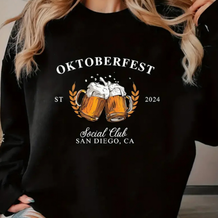 Paraskevi - Moderigtig Oktoberfest-sweatshirt til kvinder