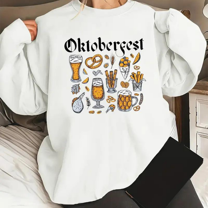 Despoina - Oktoberfest-sweatshirt med lange ærmer til kvinder