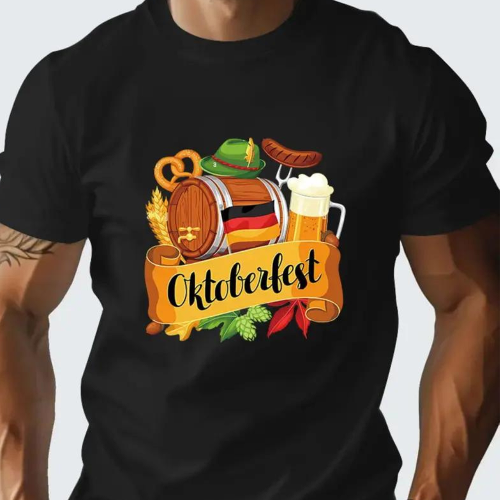 Frederic - Moderigtig Oktoberfest t-shirt til mænd