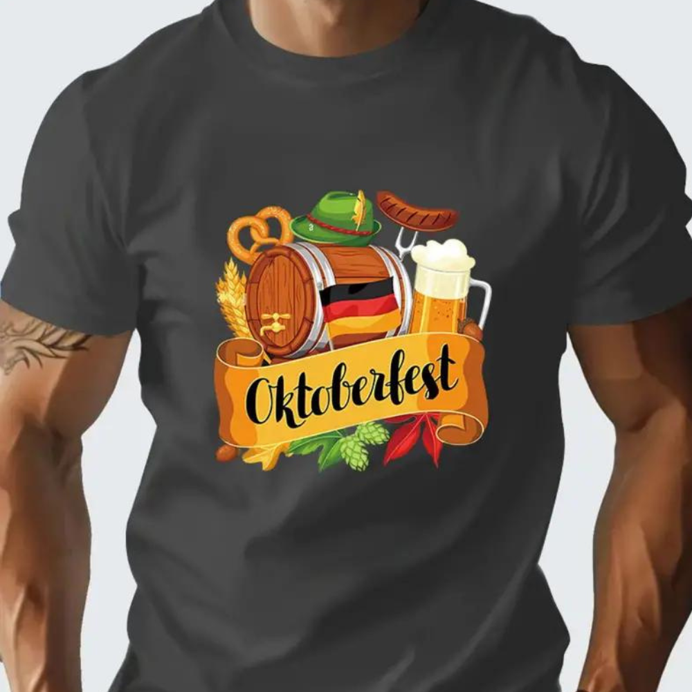 Frederic - Moderigtig Oktoberfest t-shirt til mænd