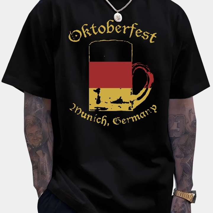 Aleksandr - Oktoberfest Moderne Krus Print Skjorte