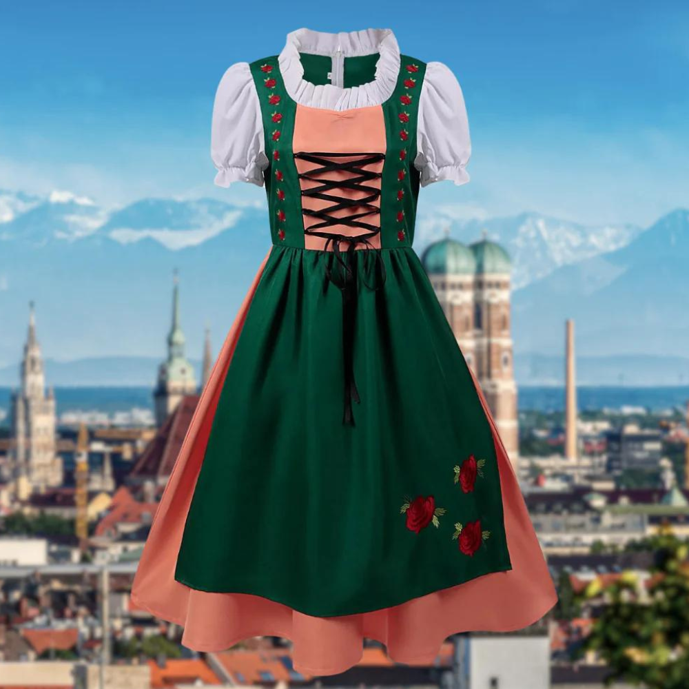 Anwen - EElegant Oktoberfestkjole med Moderne Twist