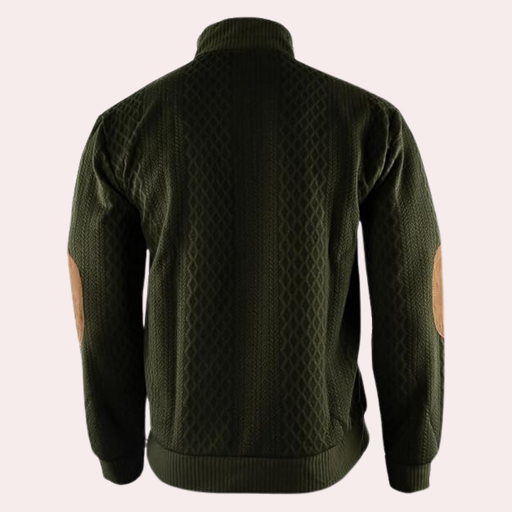 Derrall - Elegant herre-sweater med knapper