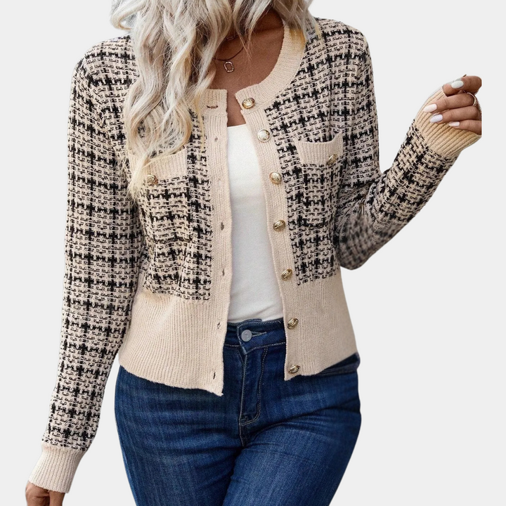 Fionnuala - Elegant strikket cardigan til kvinder