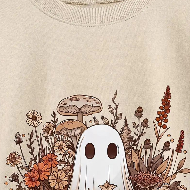 Juli -  Halloween-sweatshirt til kvinder