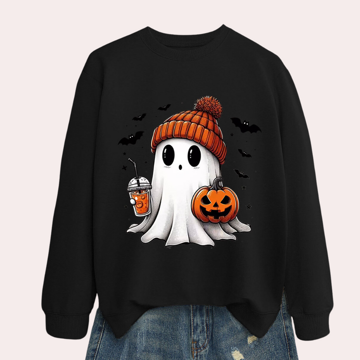 Cintia - Halloween-sweatshirt til kvinder