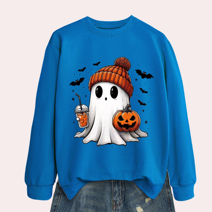 Cintia - Halloween-sweatshirt til kvinder