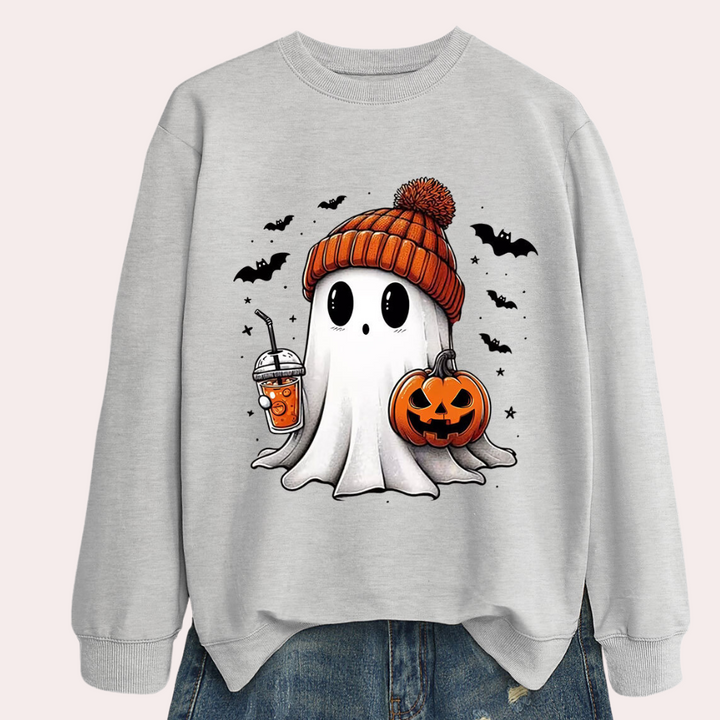 Cintia - Halloween-sweatshirt til kvinder