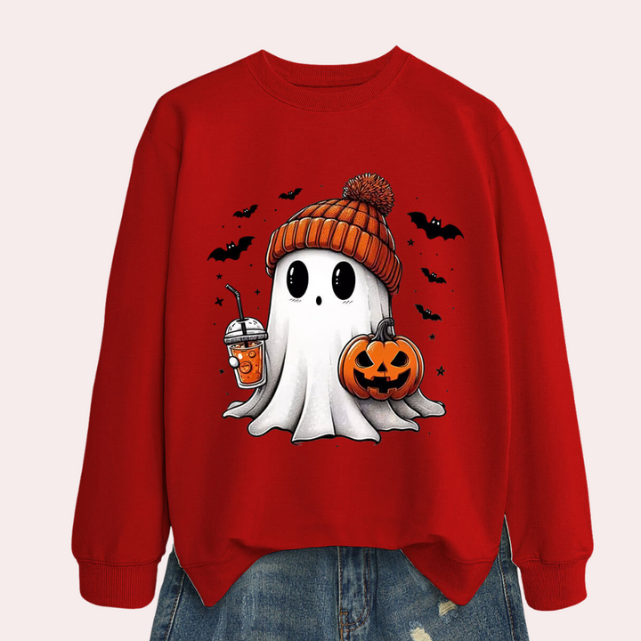 Cintia - Halloween-sweatshirt til kvinder