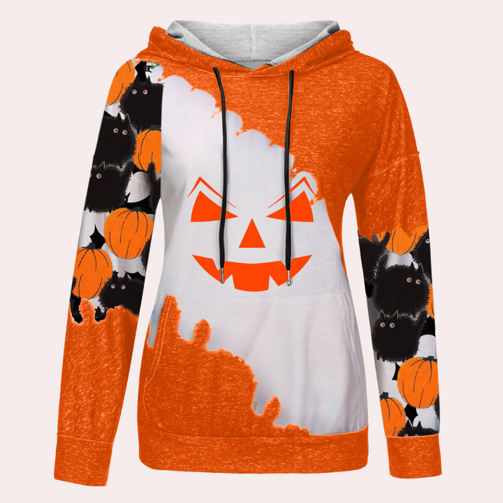 Elizabet - Trendy Halloween-sweatshirt til kvinder