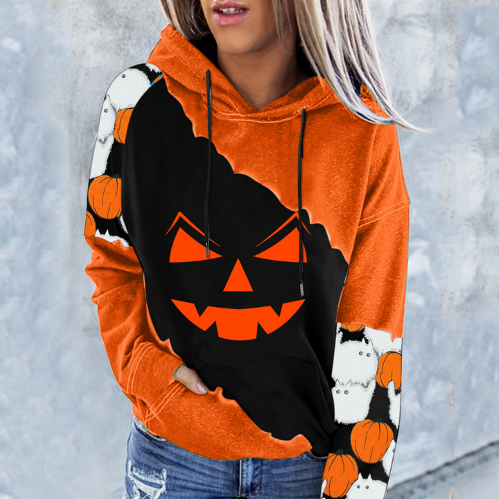 Elizabet - Trendy Halloween-sweatshirt til kvinder