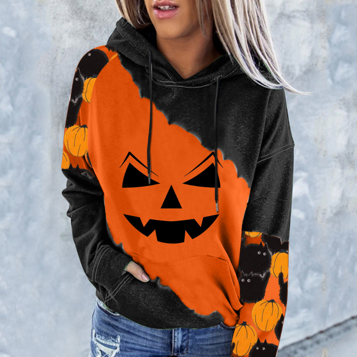 Elizabet - Trendy Halloween-sweatshirt til kvinder